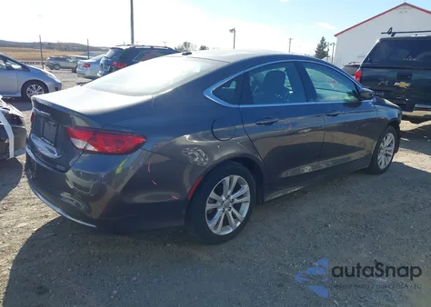 2015 Chrysler 200 Limited z USA, uszkodzony, nr VIN 1C3CCCABXFN665316